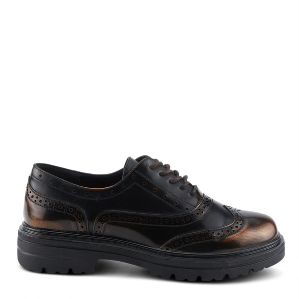 Women's Spring Step | Ryliana Lace-Up Oxfords by Patrizia | Bronze