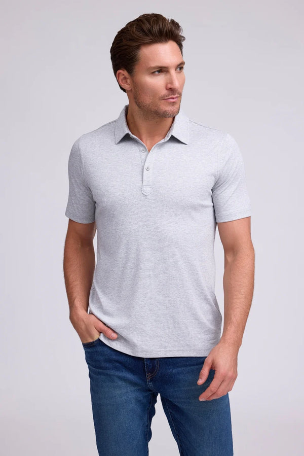 Men's Raffi | The Sherwood Polo | Grey - FLCrooks.com