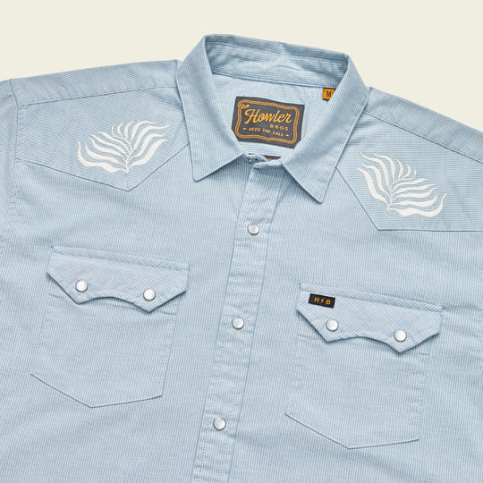 Men's Howler Bros | Crosscut Deluxe Shortsleeve | Seagrass Detail
