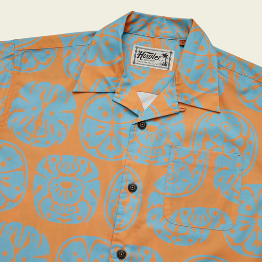 Men's Howler Bros | Monoloha Shirt | Sea Idols: Carotene Detail