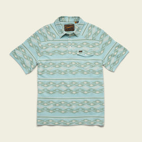 Men's Howler Bros | Ranchero Jacquard Polo | Seafoam Flat