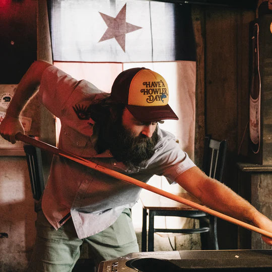 Men's Howler Bros | Have a Howler Day Foam Dome | Gold & Maroon