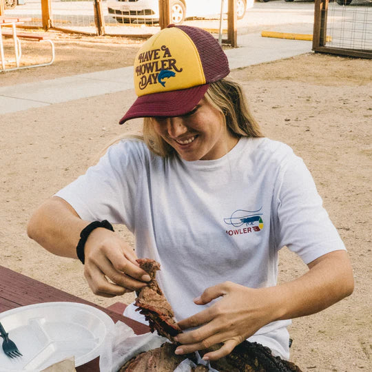 Men's Howler Bros | Have a Howler Day Foam Dome | Gold & Maroon