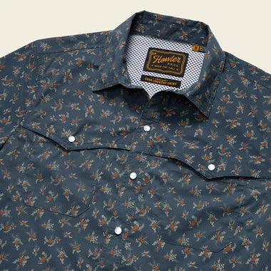Men's Howler Bros | Open Country Tech Shirt | Rancher Floral Dark Slate