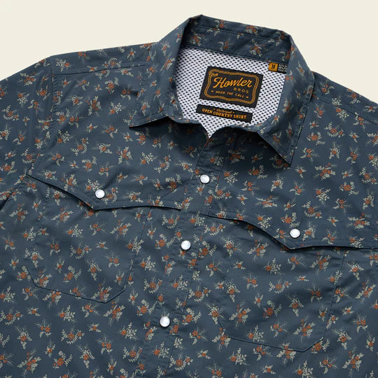 Men's Howler Bros | Open Country Tech Shirt | Rancher Floral Dark Slate