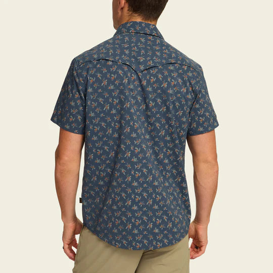 Men's Howler Bros | Open Country Tech Shirt | Rancher Floral Dark Slate