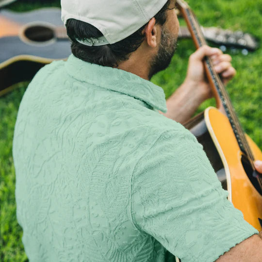 Men's Howler Bros | Plusherman Terry Polo | Minty