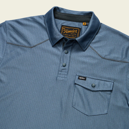 Men's Howler Bros | Ranchero Tech Polo | Mirage Blue