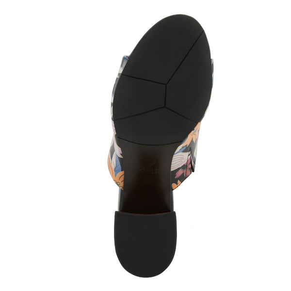 Women's Spring Step | Sculptor Slide Sandals by Azura | Black Multi