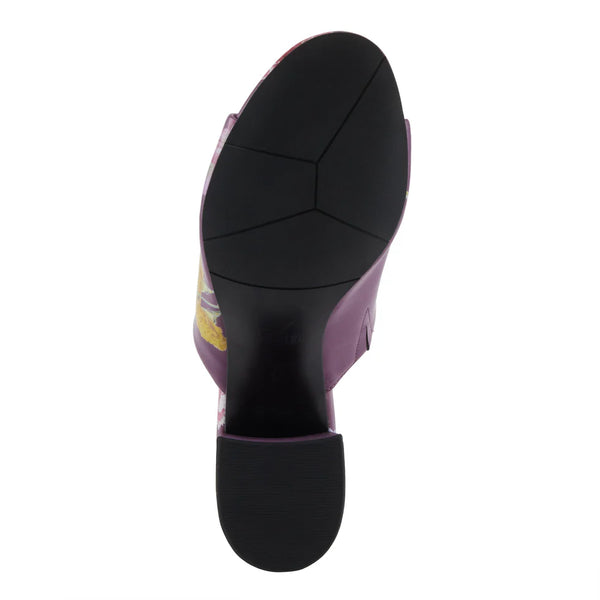 Women's Spring Step | Sculptor Slide Sandals by Azura | Purple Multi