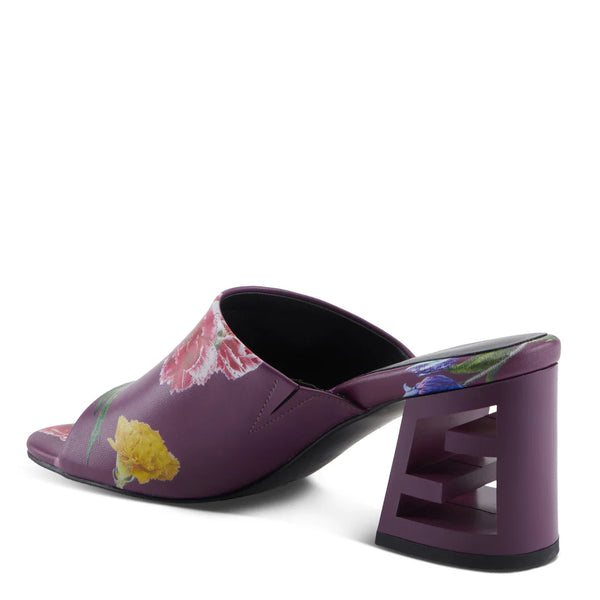 Women's Spring Step | Sculptor Slide Sandals by Azura | Purple Multi