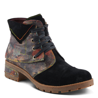 Women's L'Artiste | Serna Lace Up Ankle Boot | Black Multi