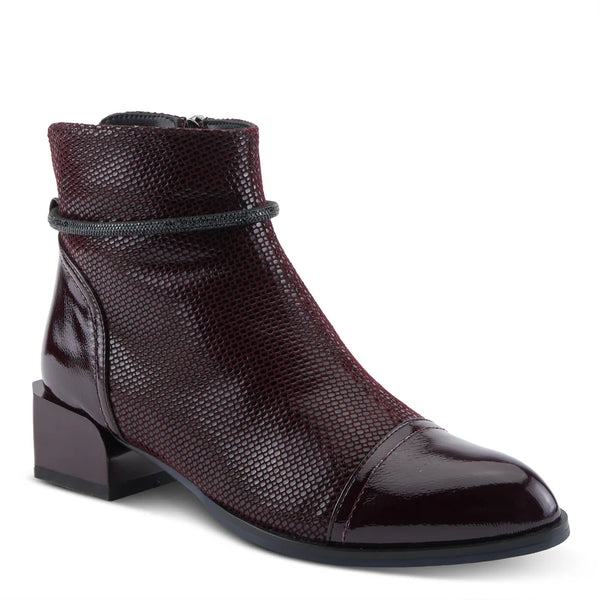 Women's Spring Step | Shelbi Ankle Bootie by Azura | Burgundy