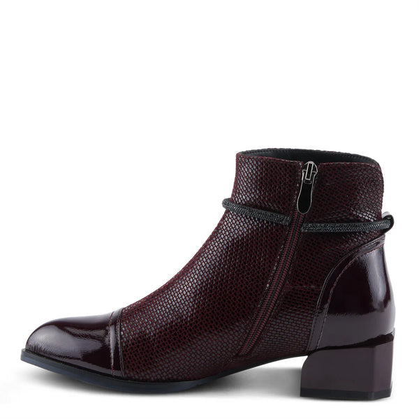 Women's Spring Step | Shelbi Ankle Bootie by Azura | Burgundy