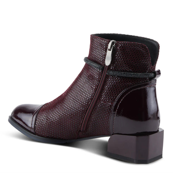 Women's Spring Step | Shelbi Ankle Bootie by Azura | Burgundy