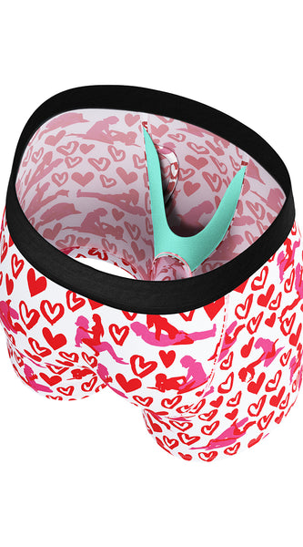 Men's Shinesty | Ball Hammock® Pouch Underwear With Fly | Hot Blooded