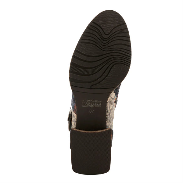 Women's L'Artiste | Sipperb Hand Painted Boots | Navy Multi