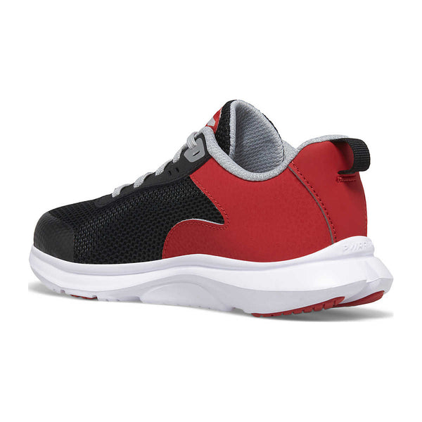 Kid's Saucony | Axon 3 Sneaker | Infrared/Black Back