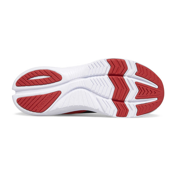 Kid's Saucony | Axon 3 Sneaker | Infrared/Black Bottom