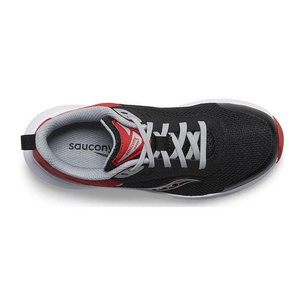 Kid's Saucony | Axon 3 Sneaker | Infrared/Black Top
