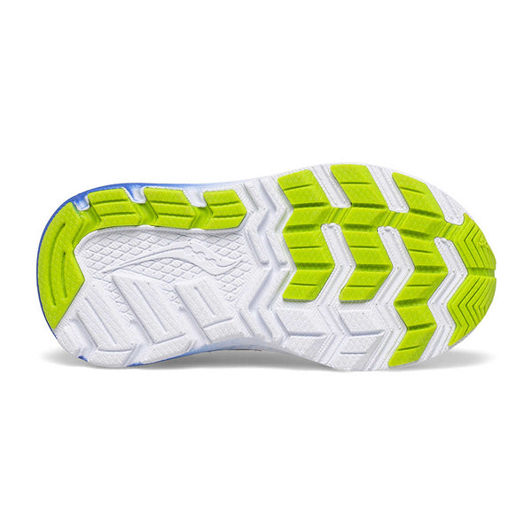 Kid's Saucony | Ride 10 JR Sneaker | Navy/Green