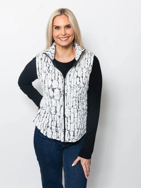 Women's Snoskins | Blister Sweater Knit Zip Vest | Snow