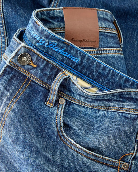 Men's Tommy Bahama |  Indigo Palms® Jeans | Med Indigo Wash