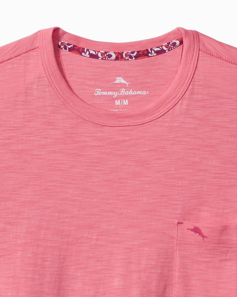 Men's Tommy Bahama | Bali Beach Crew T-Shirt | Pink Confetti