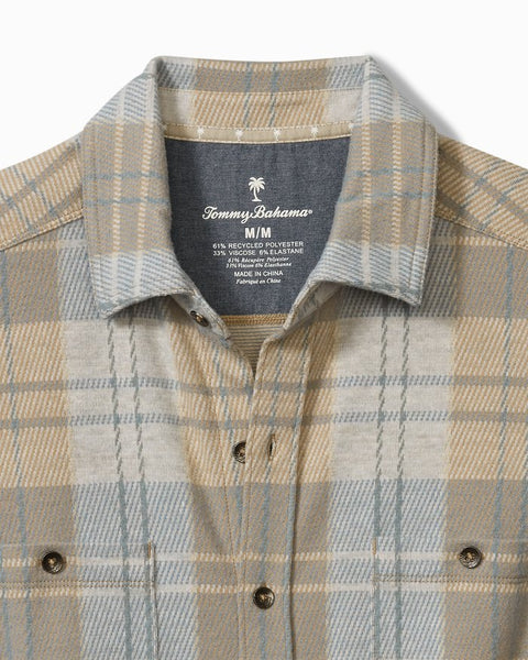 Men's Tommy Bahama | Fireside Modesto Stretch Flannel Shirt | Wind's Breathe