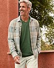 Men's Tommy Bahama | Fireside Modesto Stretch Flannel Shirt | Wind's Breathe