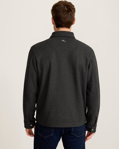 Men's Tommy Bahama | Silverwood Lake Bomber Jacket | Coal Heather