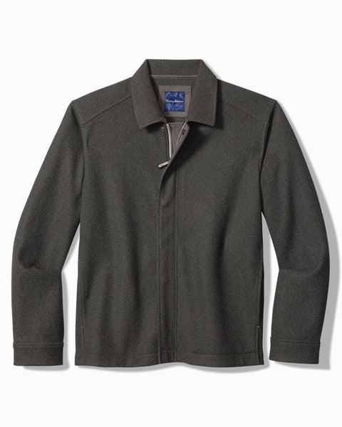 Men's Tommy Bahama | Silverwood Lake Bomber Jacket | Coal Heather