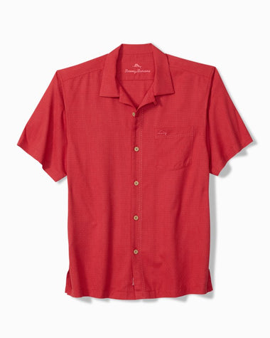 Men's Tommy Bahama | Coastal Breeze Check IslandZone® Camp Shirt | Havana