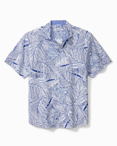 Men's Tommy Bahama | Nova Wave Blue Vines Camp Shirt | Royal Indigo