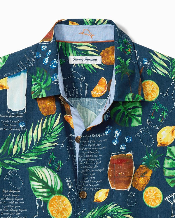 Men's Tommy Bahama | Tropic Isles Camp Shirt | Dark Blue Muse