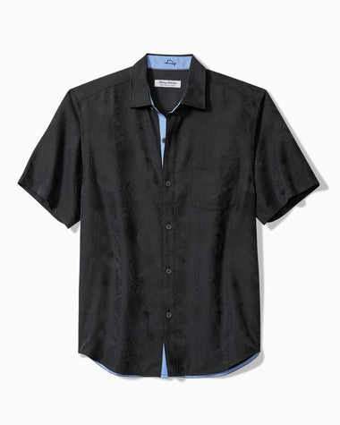 Men's Tommy Bahama | Coconut Point Keep It Frondly Camp Shirt | Black