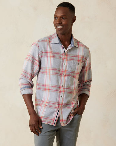 Men's Tommy Bahama | Canyon Beach Unwind Check Woven Shirt | Asheen