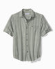 Men's Tommy Bahama | Nova Wave Cotton-Blend Short-Sleeve Shirt | Palm Moss