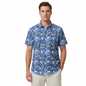 Men's Tommy Bahama | Coastal Ease Pina Party Camp Shirt | Sandstone