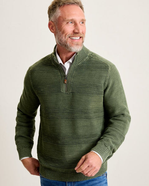 Men's Tommy Bahama |  Saltwater Tides Textured Half-Zip Sweater | Winchester