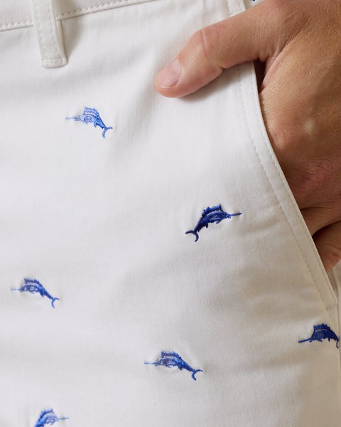 Men's Tommy Bahama | Boracay Marlin Ombre Shorts | White Detail