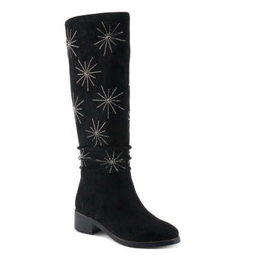 Women's Spring Step | Stardusk Knee High Boot by Azura | Black