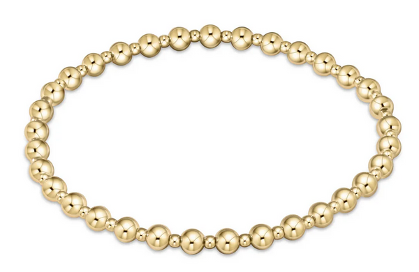 Women's e-newton | Classic Gold 5mm Bead Bracelet | Gold
