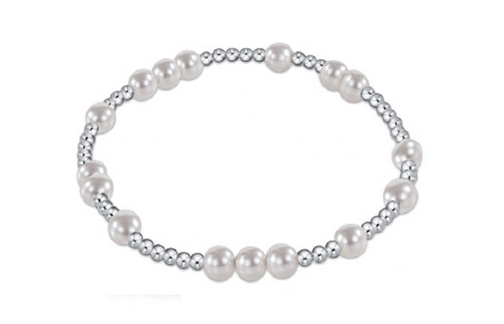 Women's e-newton | Hope Unwritten Sterling 5MM Pearl Bracelet | Silver