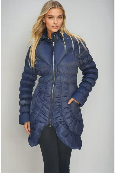 Women's Ciao Milano | Coco Puffer Coat | Navy