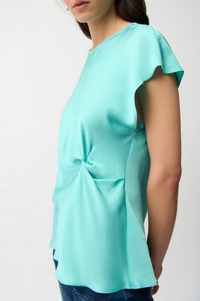 Women's Joseph Ribkoff | Relaxed Fit Crew Neck Pullover | Seafoam