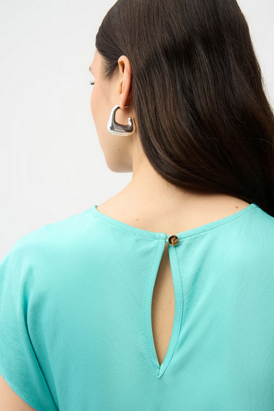 Women's Joseph Ribkoff | Relaxed Fit Crew Neck Pullover | Seafoam