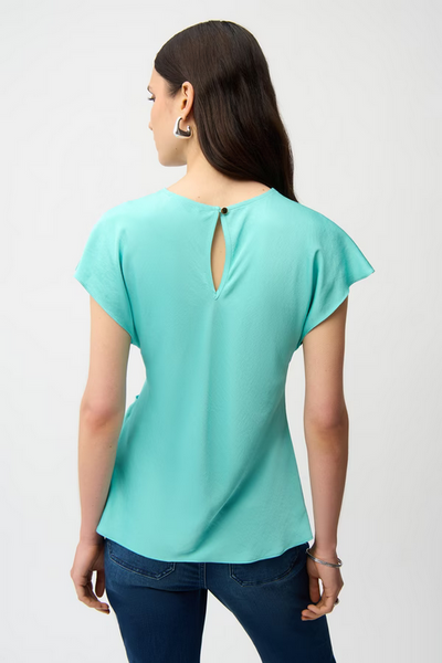 Women's Joseph Ribkoff | Relaxed Fit Crew Neck Pullover | Seafoam