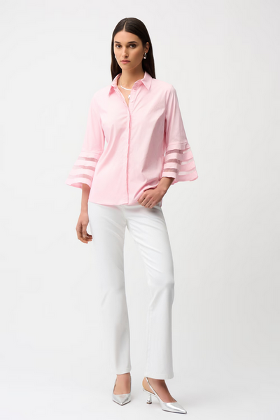 Women's Joseph Ribkoff | Chic Flare-sleeve Blouse | Petal Pink