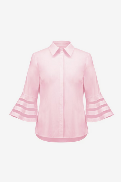 Women's Joseph Ribkoff | Chic Flare-sleeve Blouse | Petal Pink